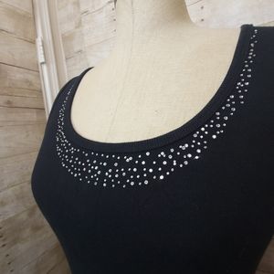 Green source black bling tank